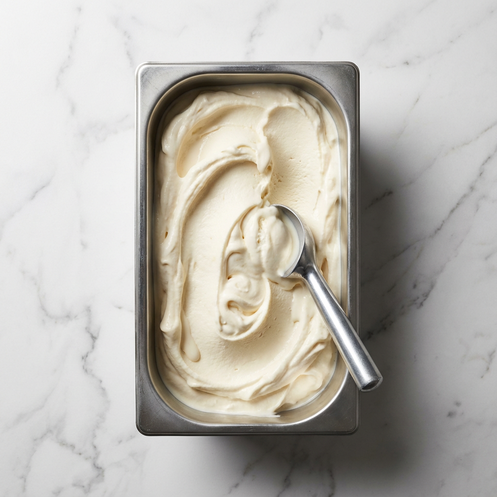 なめらかな口溶けのジェラート